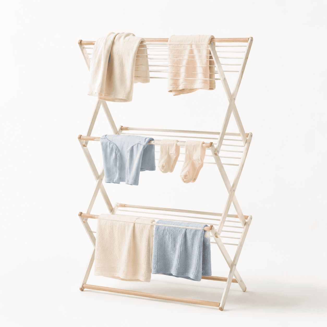 Foldable Clothes Drying Rack